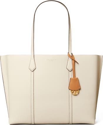  Tory Burch Women's Perry Triple-Compartment Tote, Shell Pink,  One Size : Clothing, Shoes & Jewelry