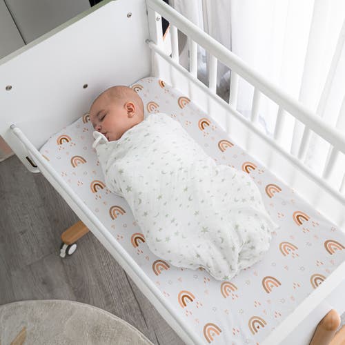 Comfy Cubs Muslin Swaddle Blankets, 4 Pack In Green