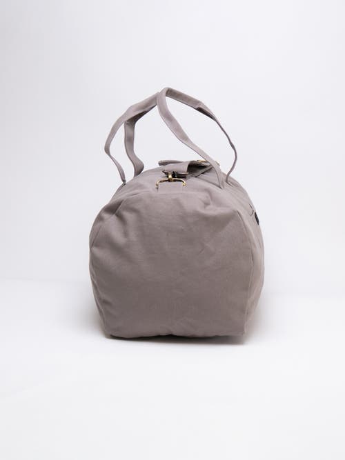 Shop Terra Thread Organic Cotton Gym Bag In Cloud Grey