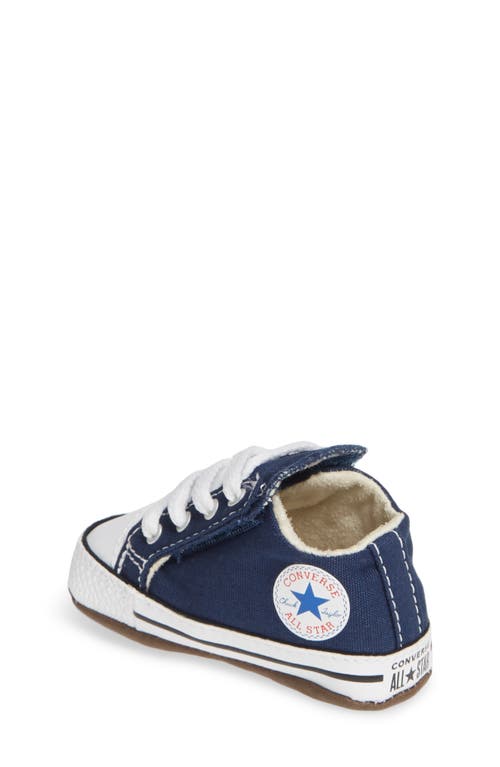 Shop Converse Chuck Taylor® All Star® Cribster Canvas Crib Shoe In Navy/natural Ivory/white