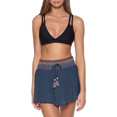 Soluna Sunset Cover-Up Skirt, Blue