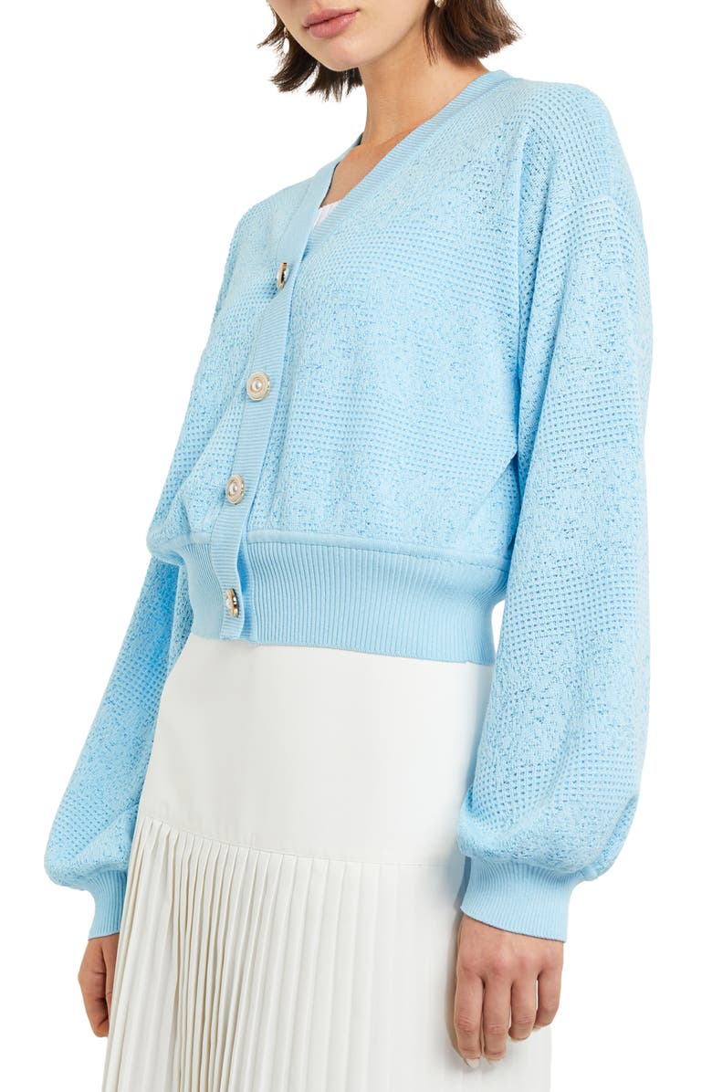 Misook Balloon Sleeve Cardigan | Nordstrom