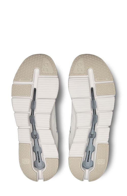 On Cloudrift Sneaker In White/frost