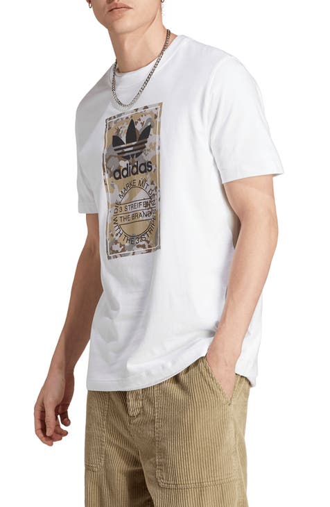 T-shirt pour homme adidas Printed Tee Pro White