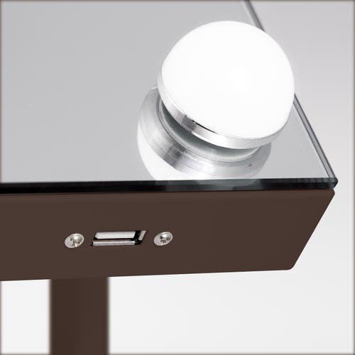 Zadro Hollywood Makeup Mirror In Chocolate