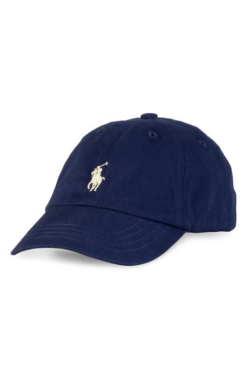 Shop Ralph Lauren Kids' Classic Chino Cap In Newport Navy