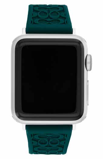 COACH Silicone Apple Watch Watchband Nordstrom