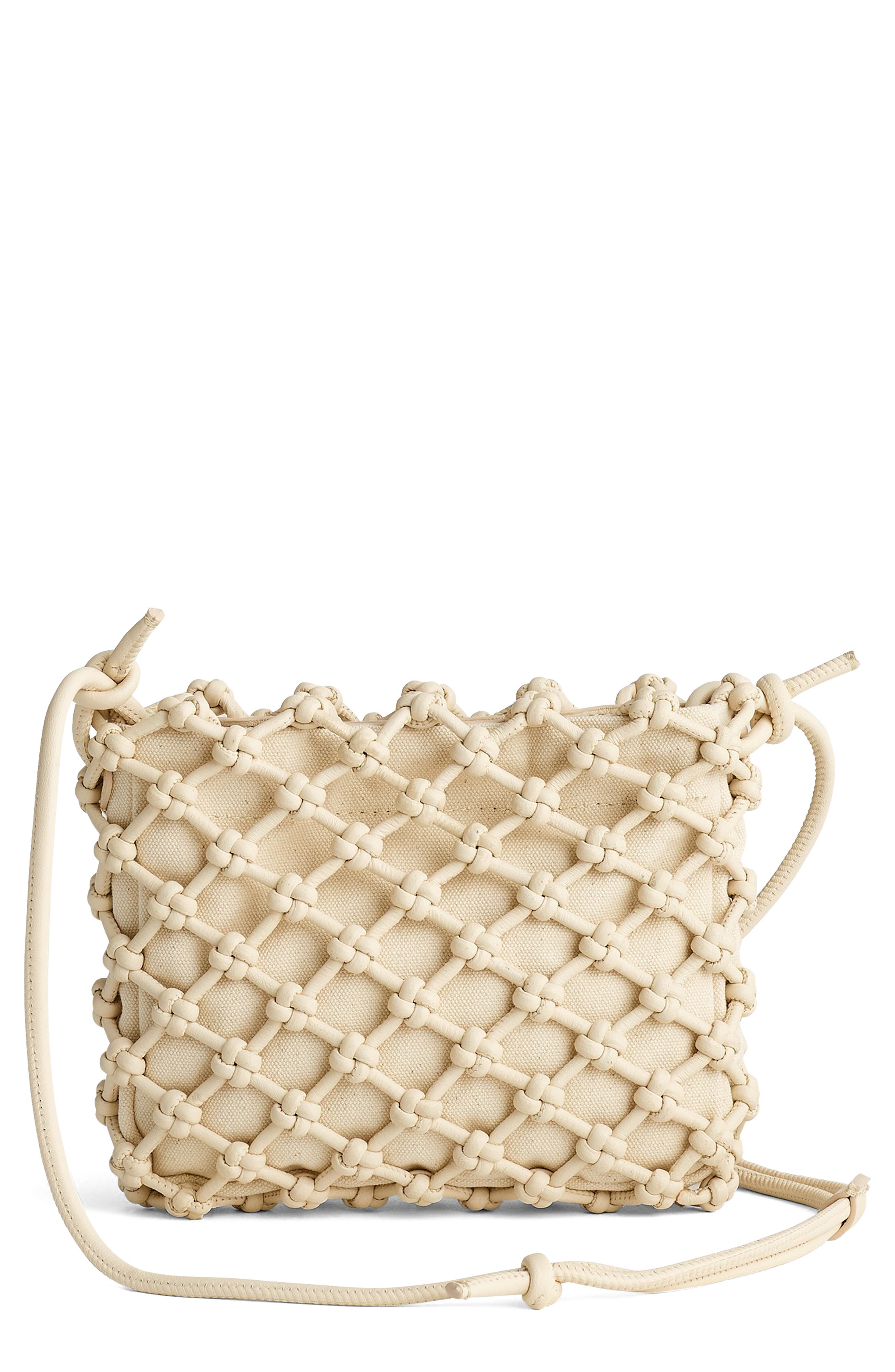 ＜即納＞つぎbagM（beige，gold，white）/本革/山羊+牛革/リバーシブル/ハンドバッグ/HB049        
