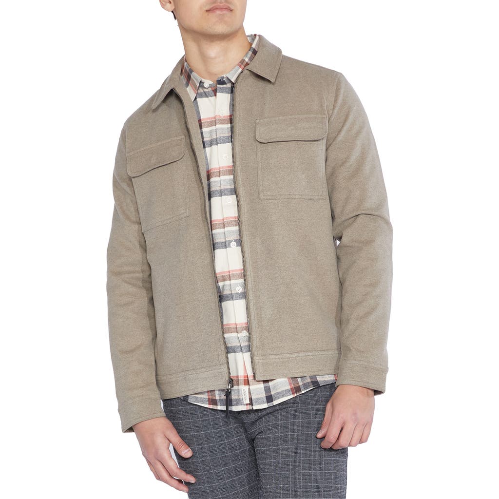 Civil Society Drake Jacket In Heather Khaki