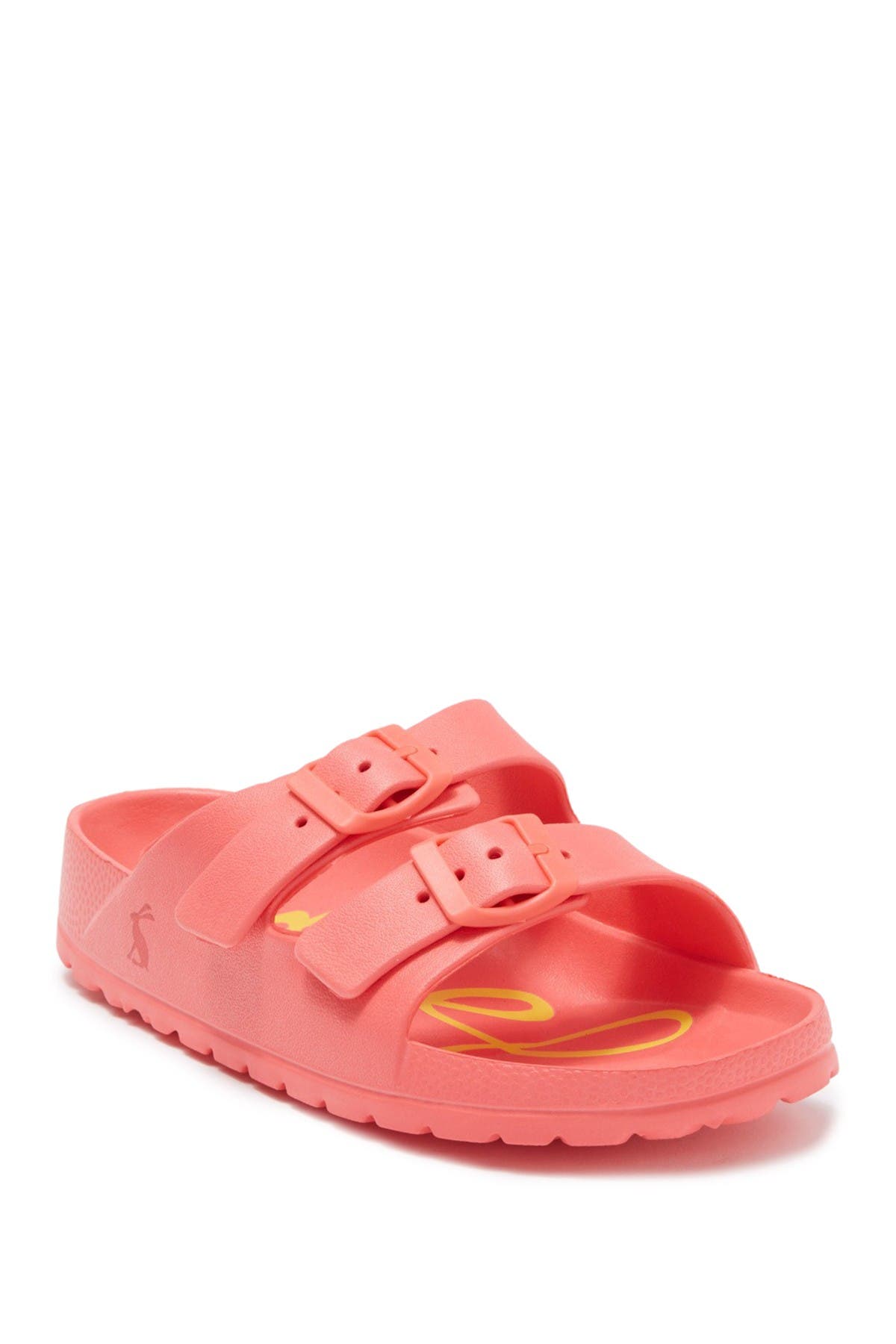 Joules Shore Buckle Slide Sandal In Brghtred