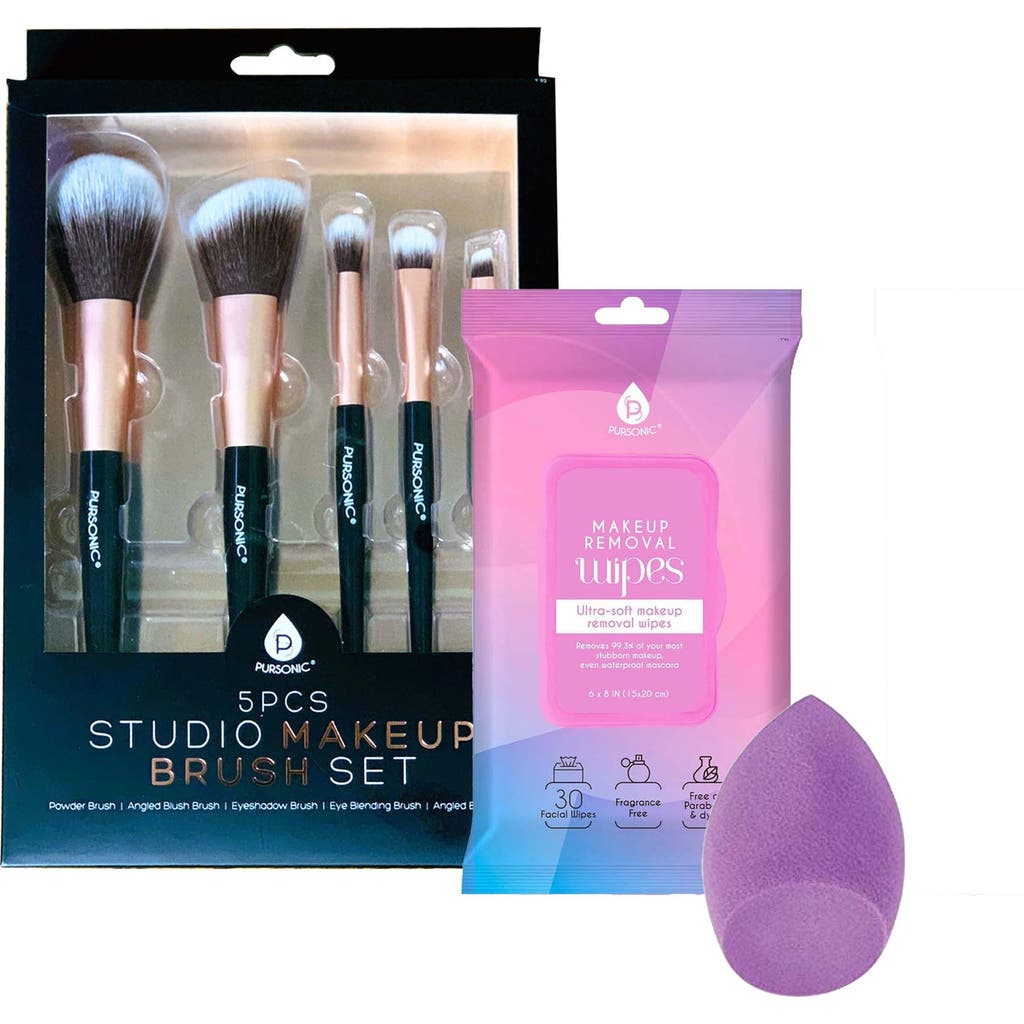 Pursonic Makeup Essentials Bundle In Multicolor