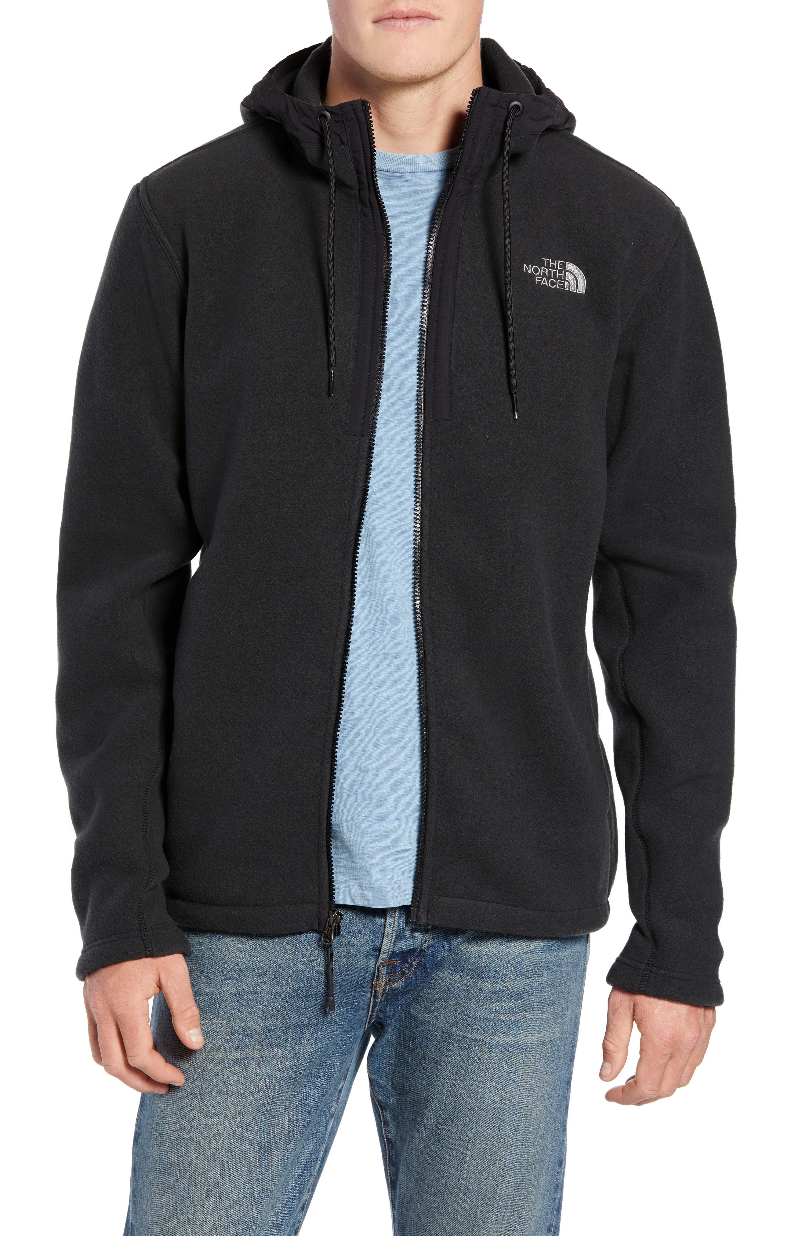the north face pyrite fleece hoodie
