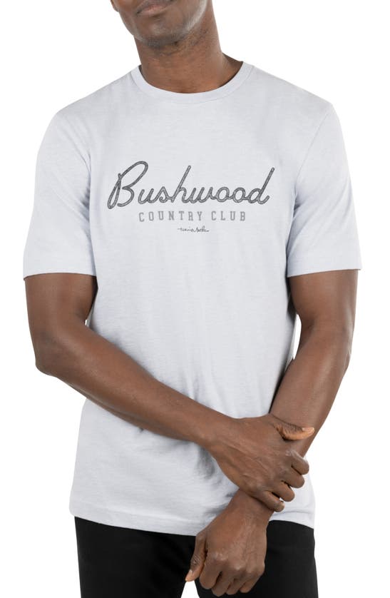Travismathew Sundancer Cotton Graphic Tee In Heather Silver Bullet