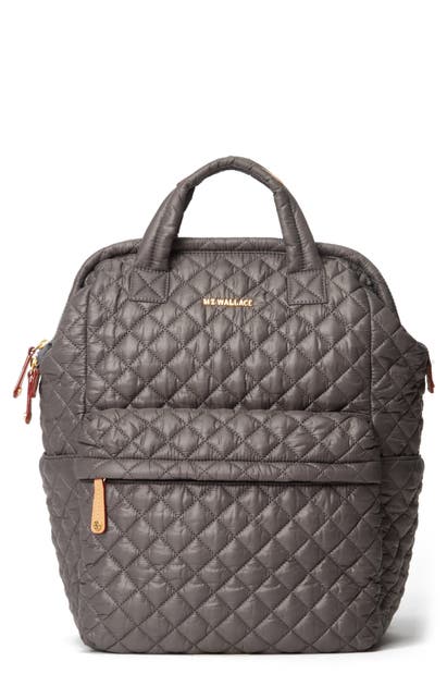 Click to view more detailed imagery on our partner's website Mz Wallace Top Handle Backpack In Magnet