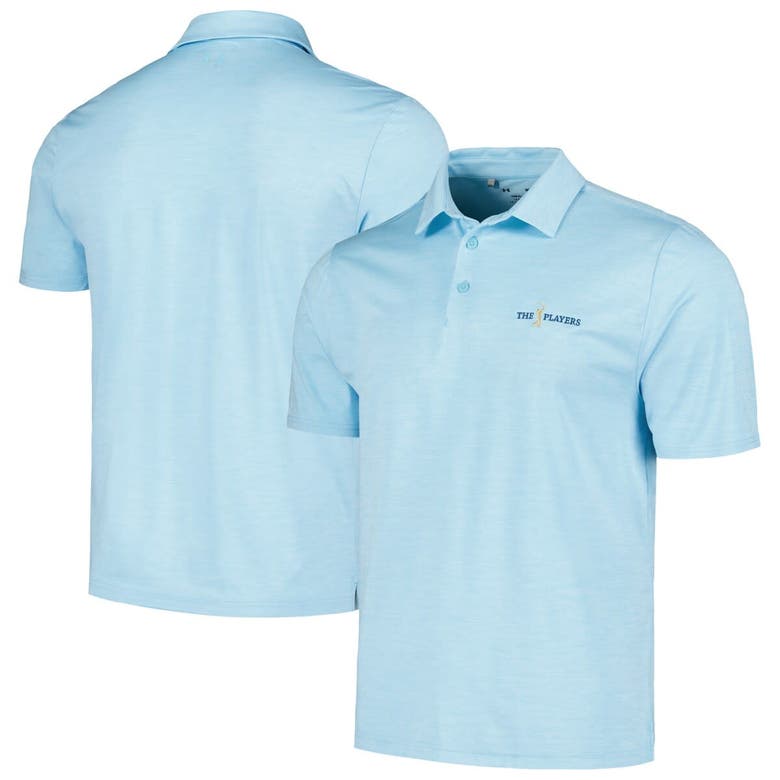 Shop Under Armour Heather Light Blue The Players Playoff 3.0 Polo