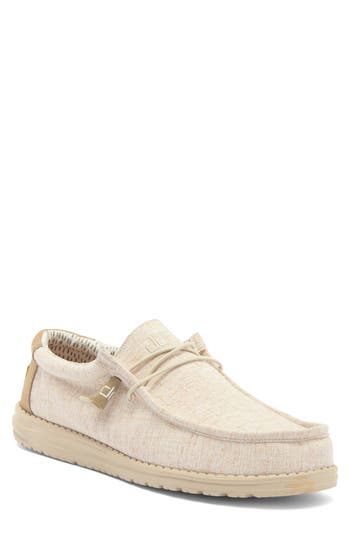 Hey Dude Wally Sox Slip-on Sneaker In Nut
