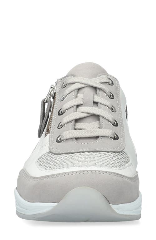 Mephisto Ylona Sneaker In Light Grey