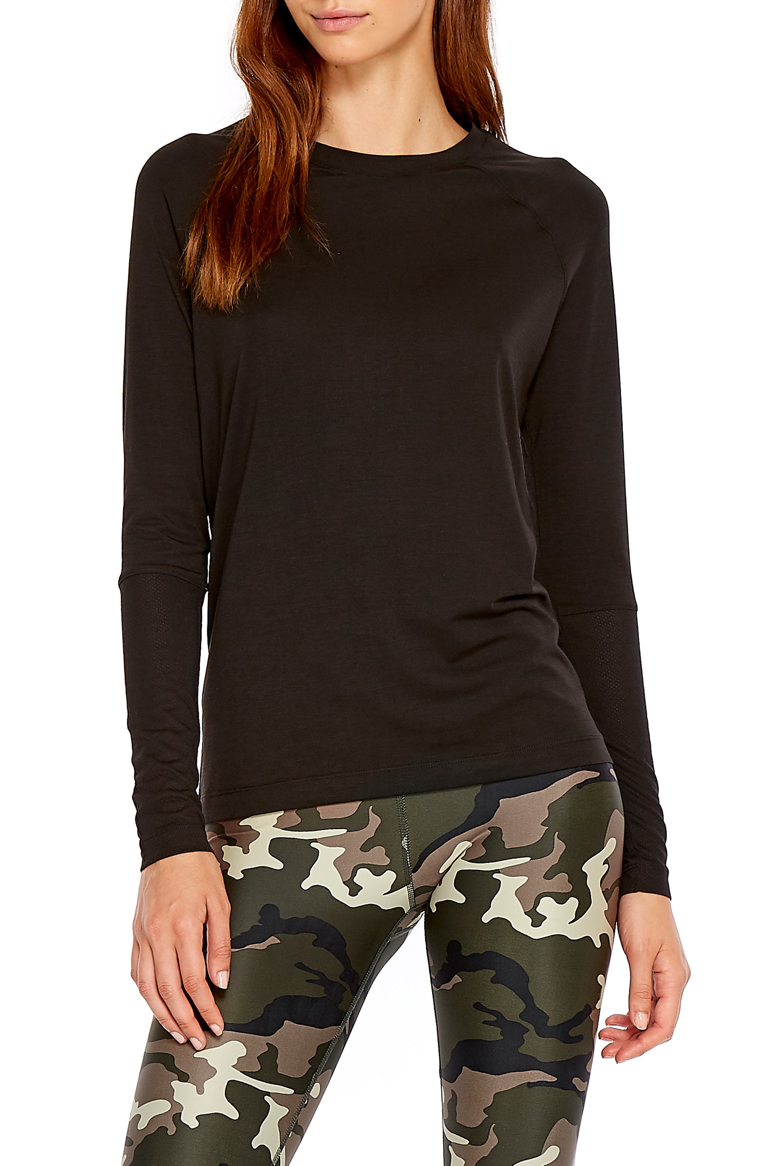 The Upside Dri-Release Panel Tee, Black