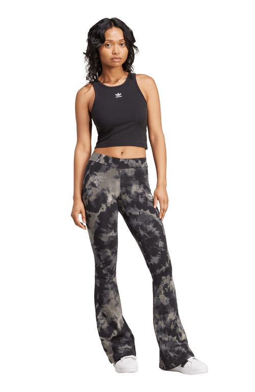 Adidas Originals Adidas Essentials Lifestyle Rib Crop Tank Top In Black