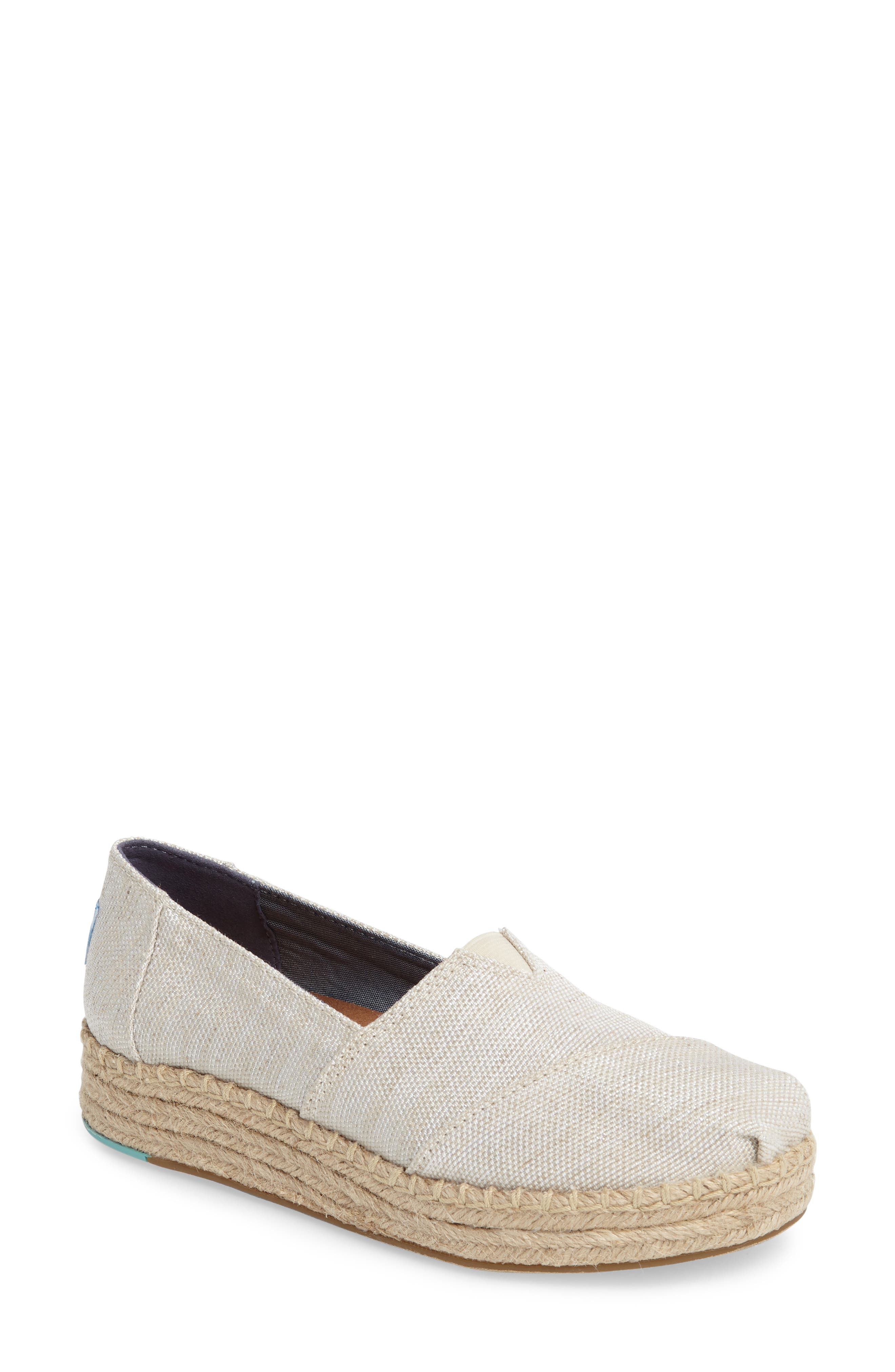 TOMS Platform Espadrille (Women) Nordstrom