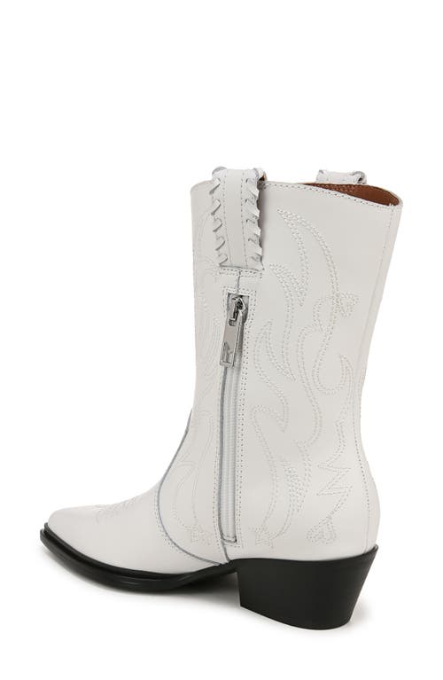 Shop Franco Sarto Bianca Western Boot In White