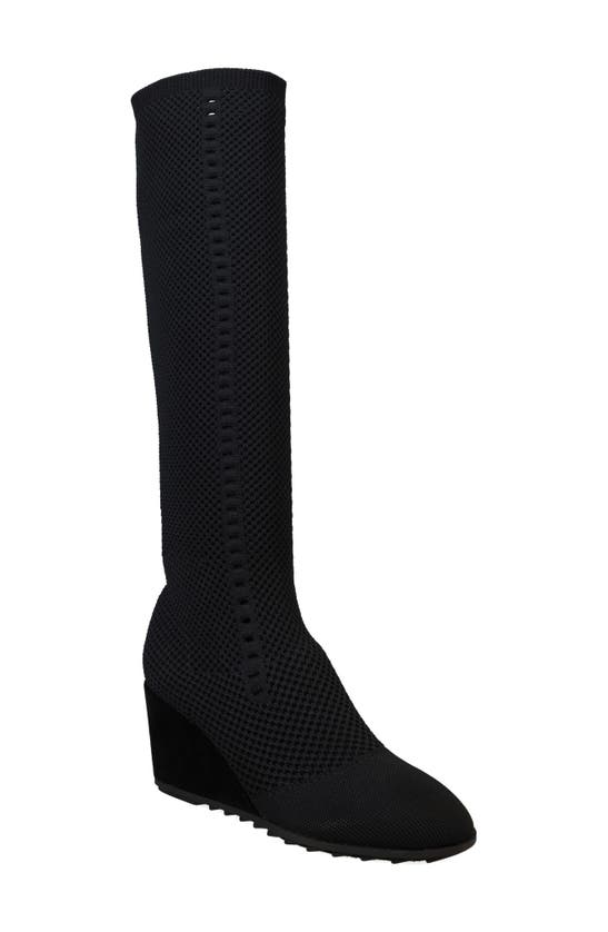 Eileen Fisher Kasana Wedge Boot In Black