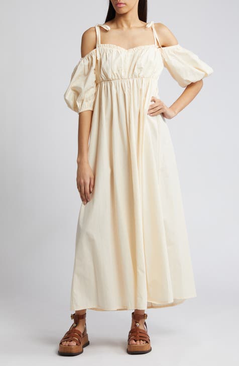 Puff Sleeve White Dresses | Nordstrom