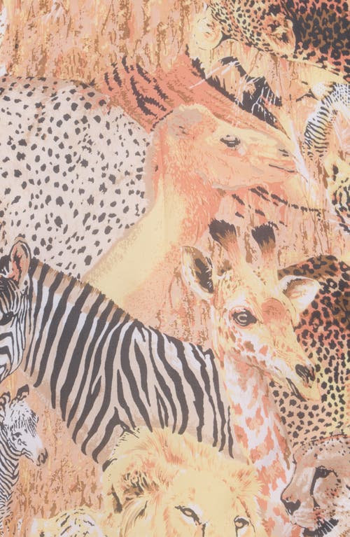 Shop Vince Camuto Queen Of The Jungle Scarf In Coral