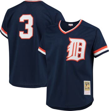 Men's Detroit Tigers Alan Trammell Mitchell & Ness Navy 1984 Authentic  Copperstown Collection Mesh Batting Practice Jersey