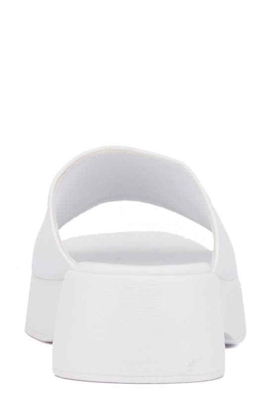 Olivia Miller Ambition Slide Sandal In White