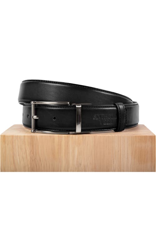 Shop Anthony Veer Bari Leather Belt In Black