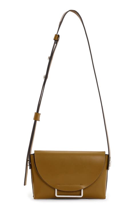 Zoe and Noe Brown Croc-Embossed Leather Crossbody Bag, Best Price and  Reviews