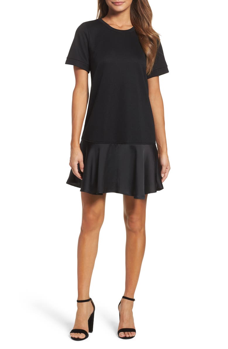 Chelsea28 Ruffle Hem Sweatshirt Dress | Nordstrom