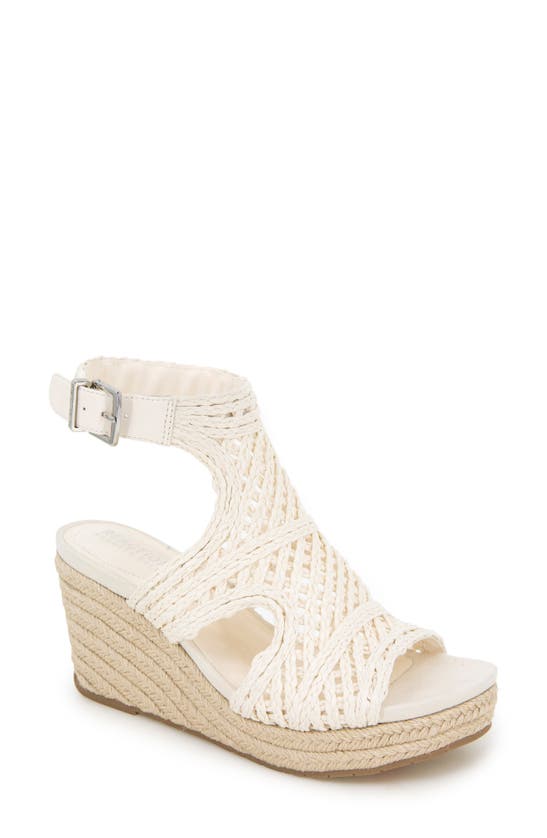 Reaction Kenneth Cole Chloe Espadrille Wedge Sandal In Natural