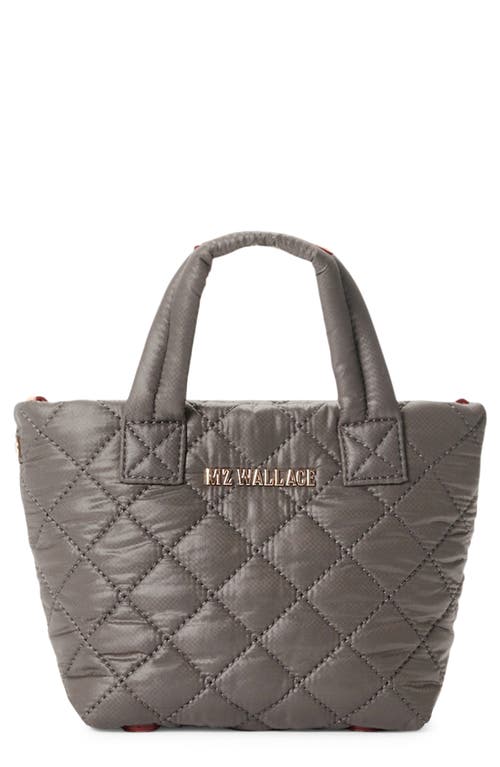 Mz Wallace Petite Metro Deluxe Quilted Nylon Tote In Magnet