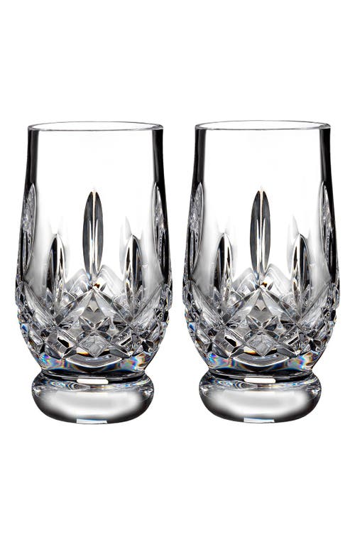 Waterford Lismore Connoisseur Set of 2 Lead Crystal Footed Tasting Tumblers in Clear at Nordstrom