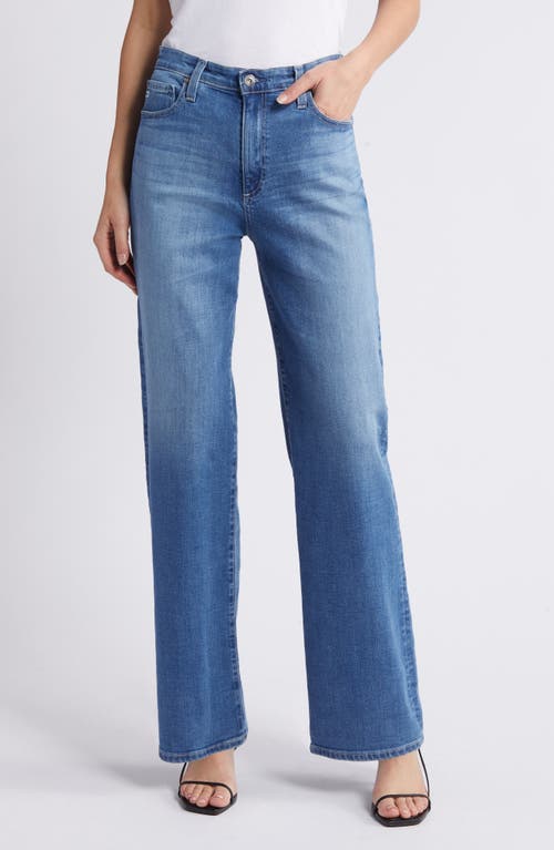 Shop Ag Kora High Waist Wide Leg Jeans In Fortunate