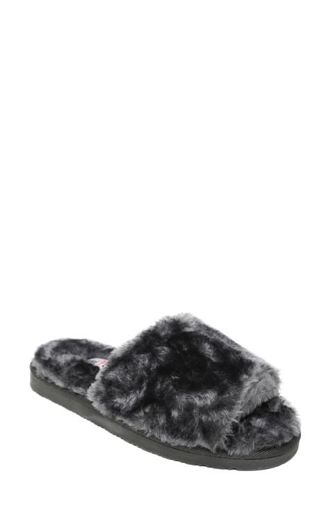 Pajar Cayenne High Pile Fleece Slipper in Natural at Nordstrom, Size 5-5.5Us