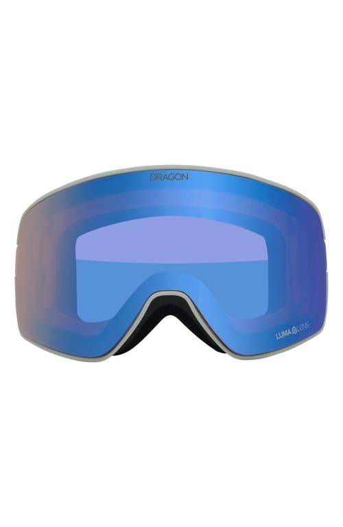 DRAGON NFX2 60mm Snow Goggles with Bonus Lens in Salt/Flash Blue /Dark Smoke