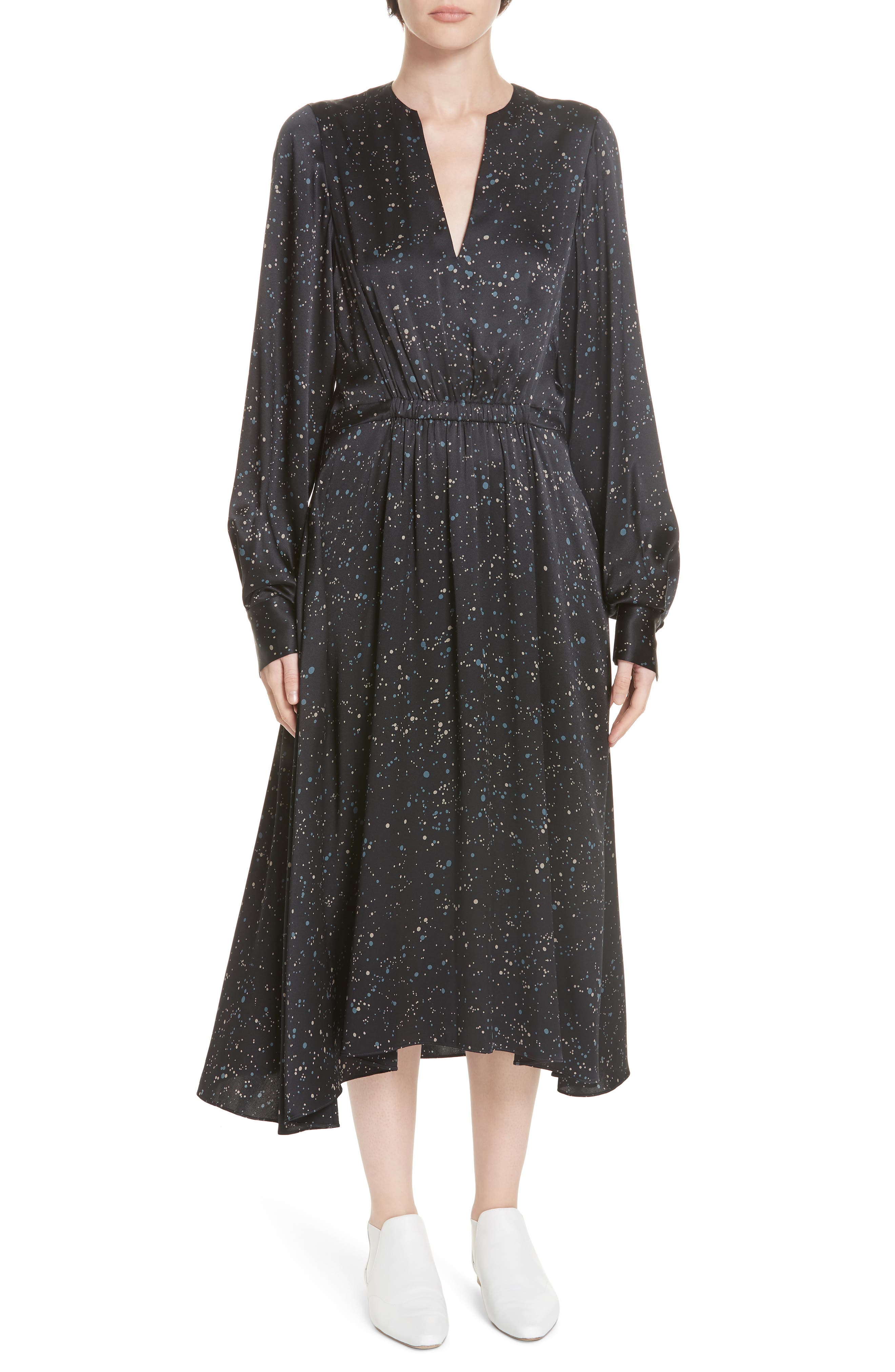 vince poet midi dress