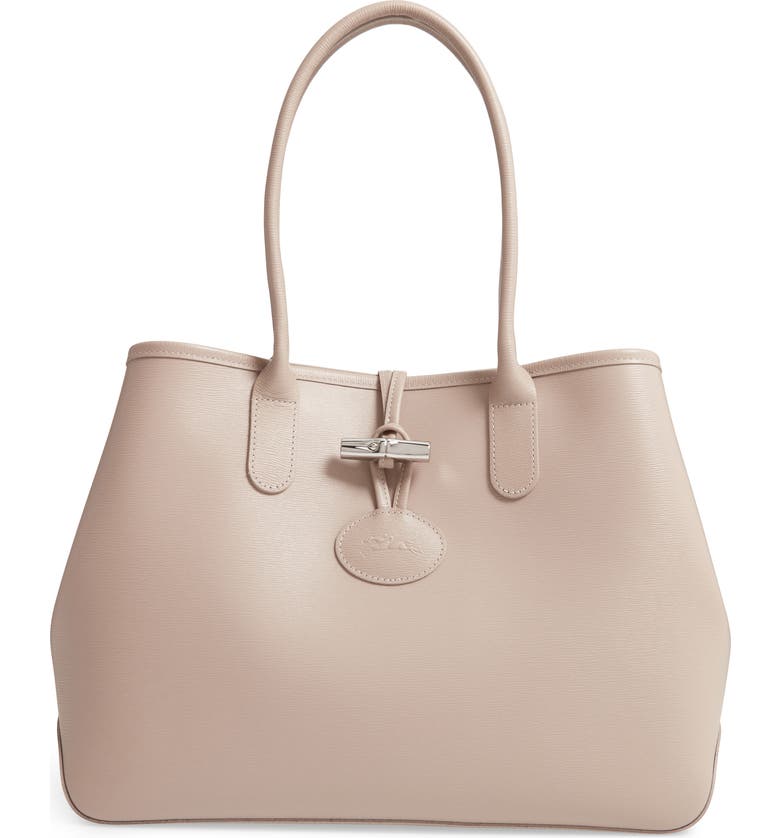 Roseau Leather Shoulder Tote