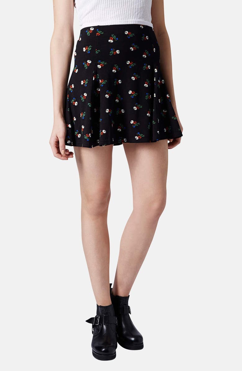 Topshop Floral Godet Skirt | Nordstrom