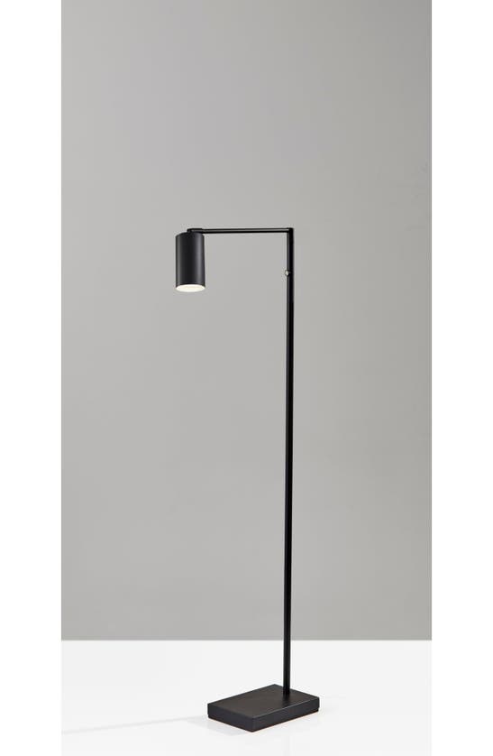 Adesso Lighting Colby Led Floor Lamp In Black Painted Metal