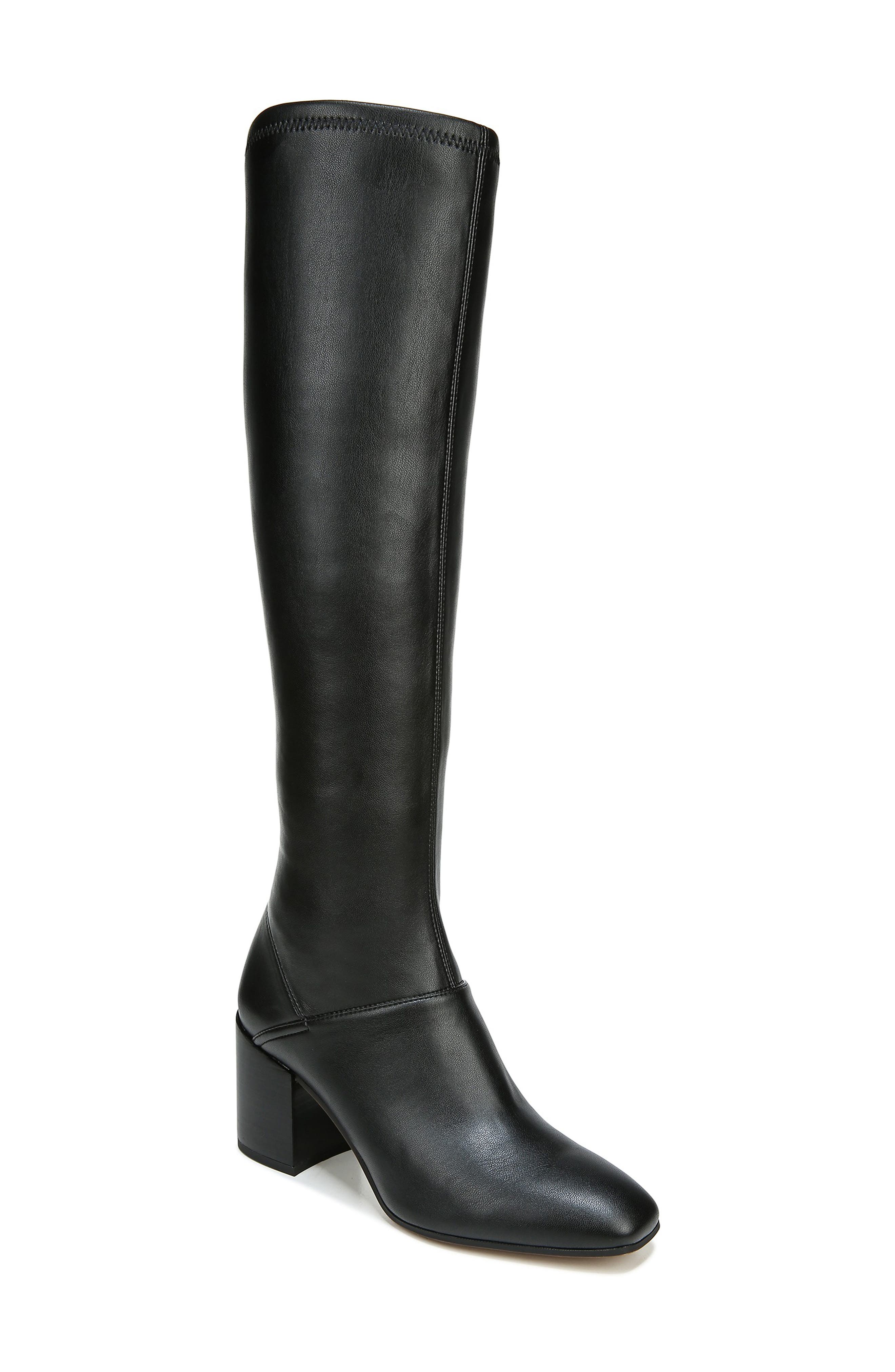 Franco Sarto Tribute Wide Calf High Shaft Boots Women's Shoes In Oxford