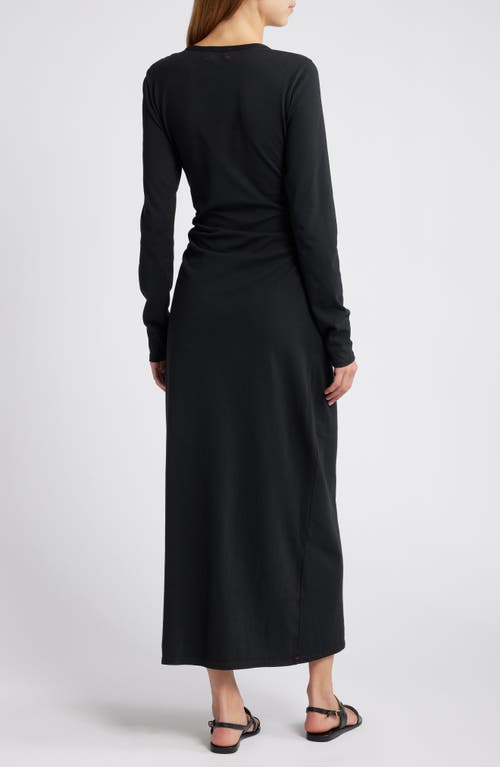 Shop Xirena Xírena Wiley Long Sleeve Maxi Dress In Black