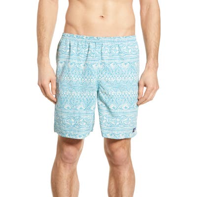 Patagonia Baggies 7-Inch Swim Trunks, Blue