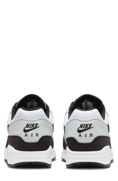 Shop Nike Air Max 1 Sneaker In White/black/pure Platinum