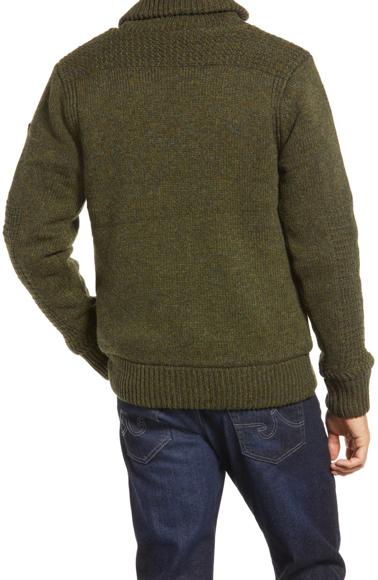 Schott NYC Lined Wool Blend Zip Sweater Jacket | Nordstrom