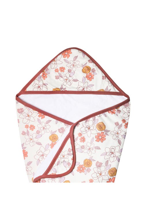 Copper Pearl Ferra Premium Hooded Towel In Orange