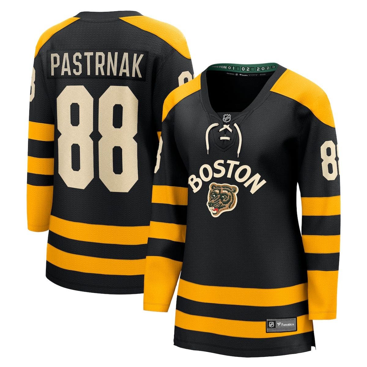FANATICS Women's Fanatics Branded David Pastrnak Black Boston Bruins